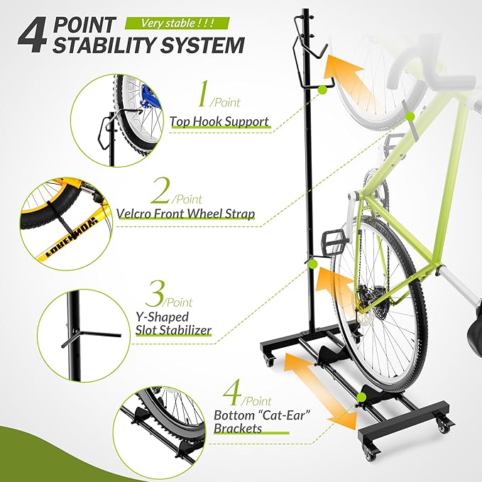 Vertical Bike Parking Stand