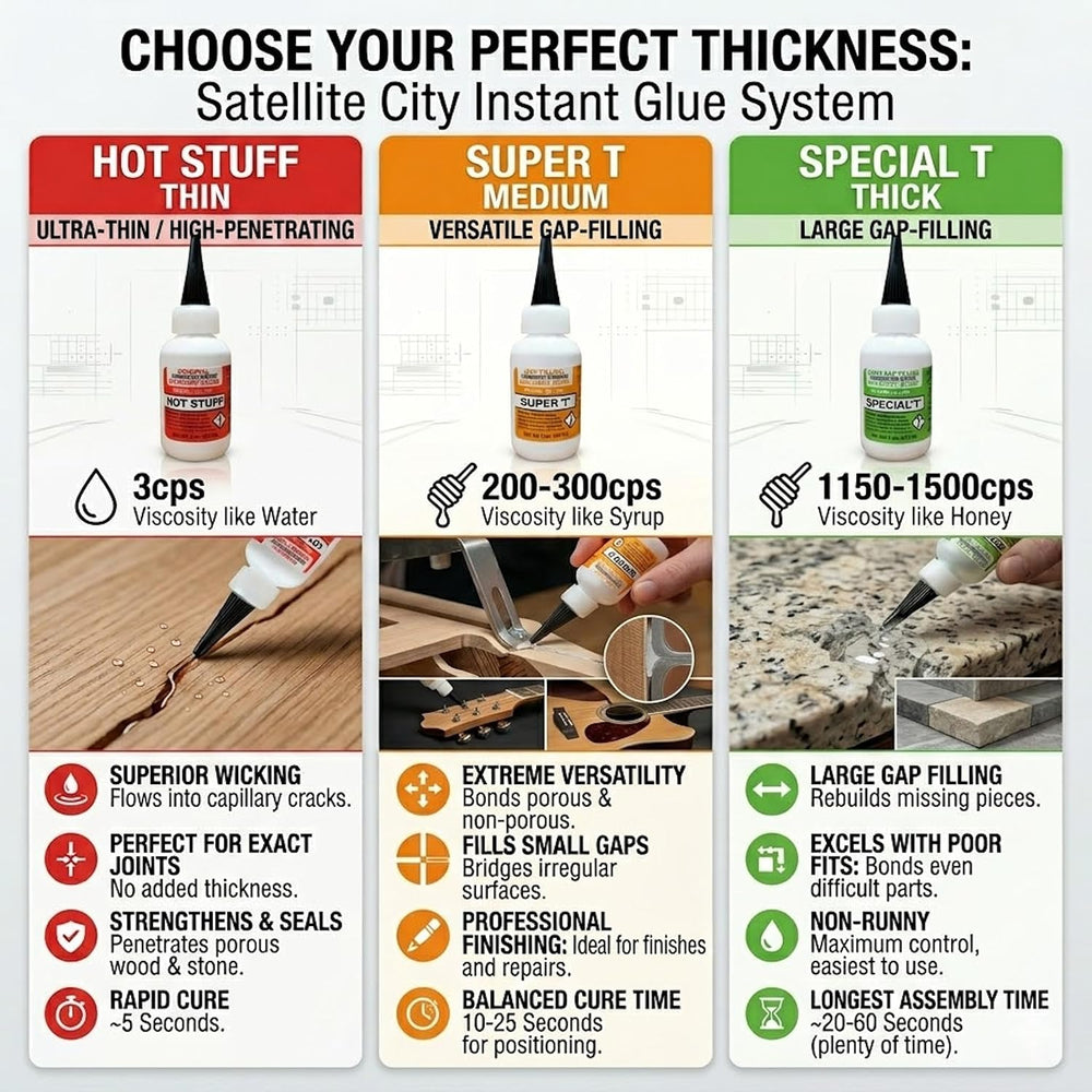 Hot Stuff Thin Instant CA Glue, 2oz HS-4 (Pack of 2)