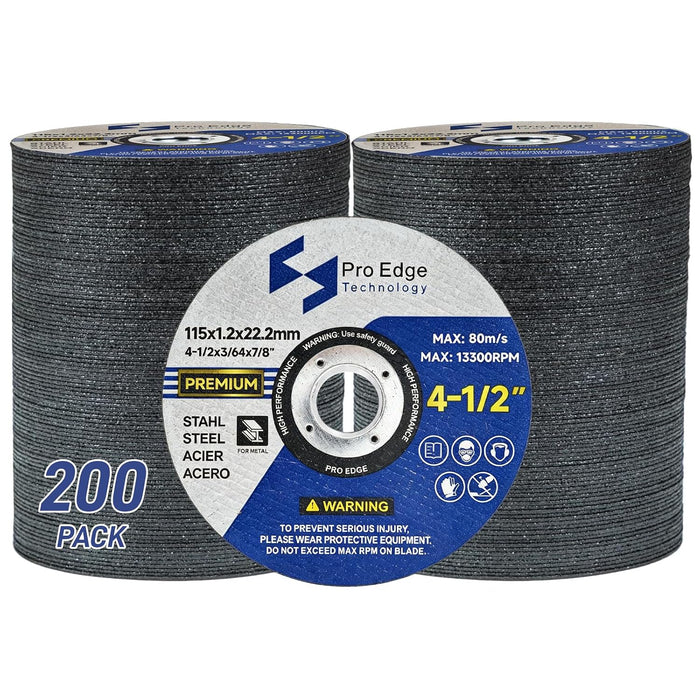 200 Pcs Premium Cut Off Wheels 4-1/2" for Angle Grinder