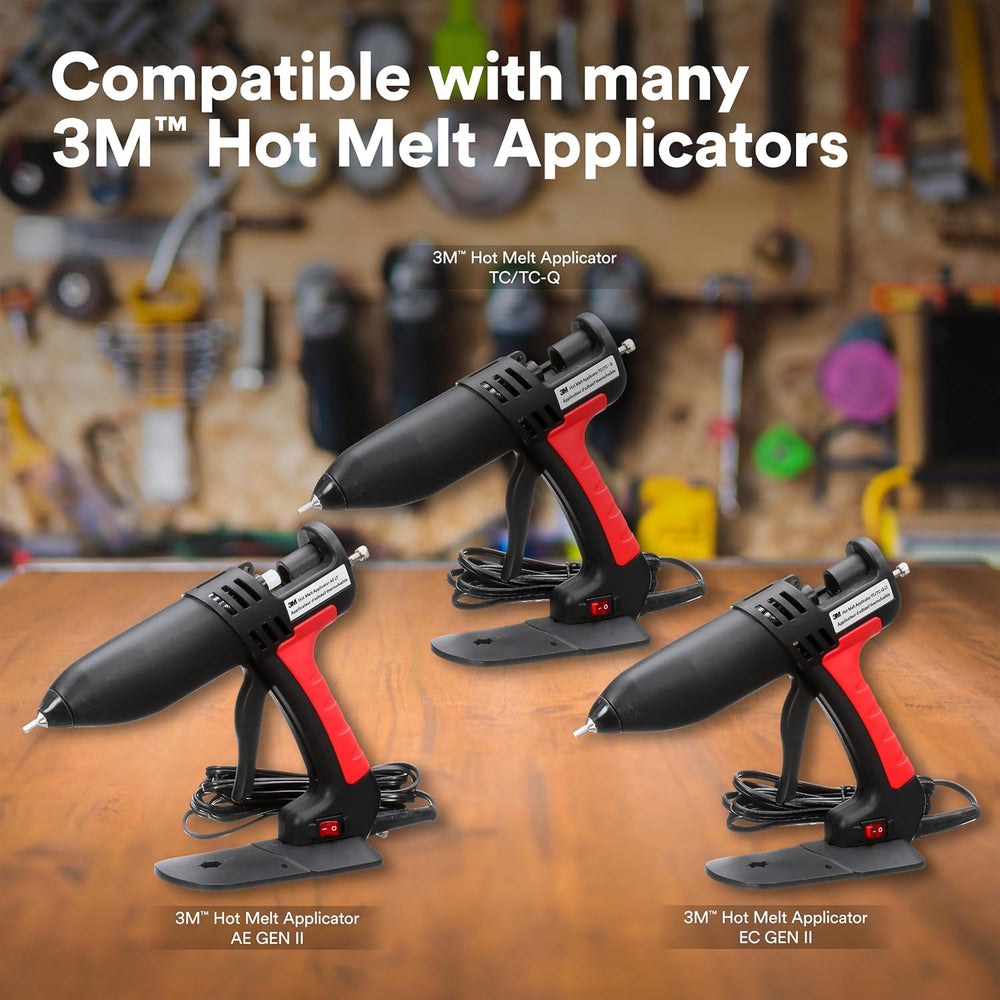 3M Hot Melt Adhesive 3792PG, Hot Glue, Clear, 1 in x 3 in, 22 lb, Case