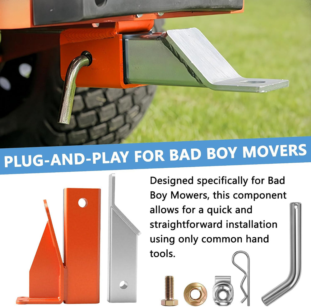 2" Hitch Kit with Pin Hitch Receiver Fits for Bad Boy, 2021 & Up Mav...