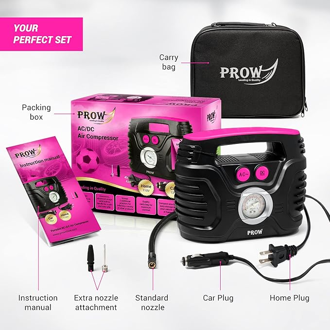 electric air compressor portable tire inflator