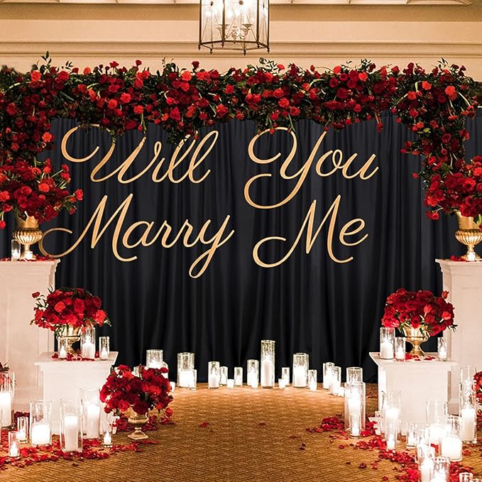 Black Backdrop Curtain for Party, Halloween Backdrop Rod Pocket Photo Drapes ...