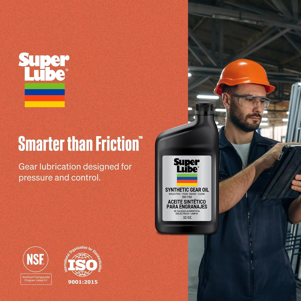 Super Lube Synthetic Gear Oil - Heavy Duty Synthetic Machinery Oil for Truck ...