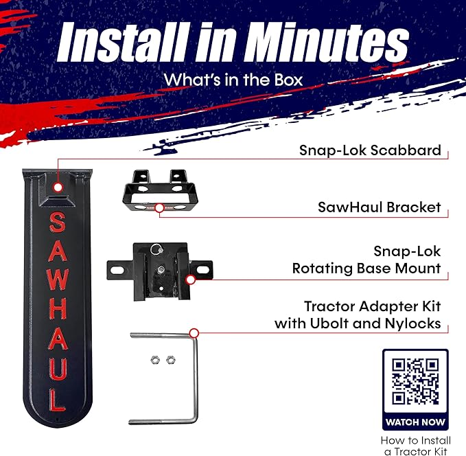 SawHaul Snap-Lok Universal Chainsaw Carrier Kit