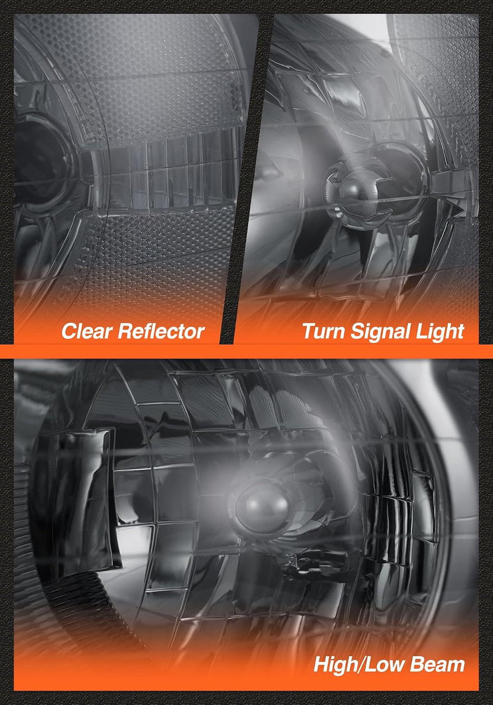 Headlight Assembly for 2002-2005 Dodge Ram 1500 | 2003-2005 Ram 2500/3500 Smo...