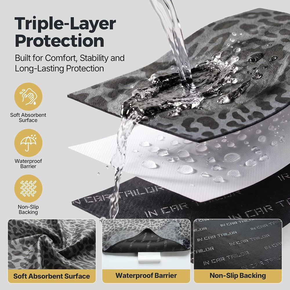 Car Seat Cover Towel, Seat Cover Protector, Waterproof Sweat Towel Seats Cove...
