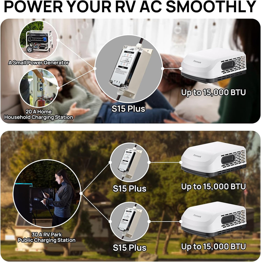 TURBRO RV AC Soft Start Kit for Smooth Startup Under Low-Power Condition