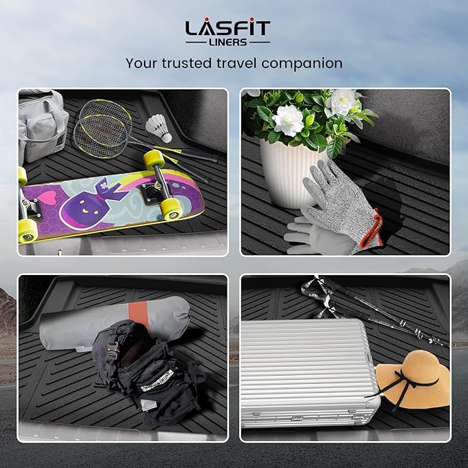 LASFIT Trunk Mat for Honda Civic Sedan 2022-2026 & Civic Sedan Hybrid 202...