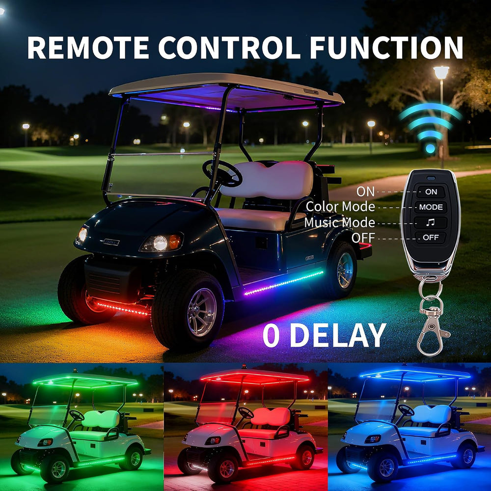 6Pcs Golf Cart Lights underglow Light kit/Accessories Lighting/Wheel Lights/l...