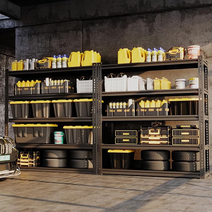Garage Shelving, Boltless Assembly, Adjustable Large Garage Storage Shelves