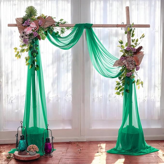 MDS Halloween Chiffon Draping Fabric - 1 Panel, 30" Wide x 40ft Long - S...