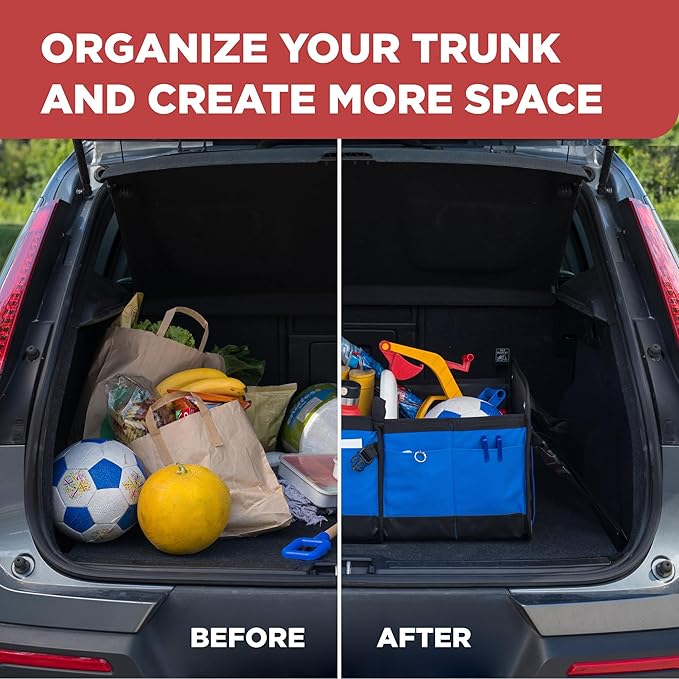 TRUNKCRATEPRO Car Trunk Organizers | Trunk Organizer, Car Storage Organizer