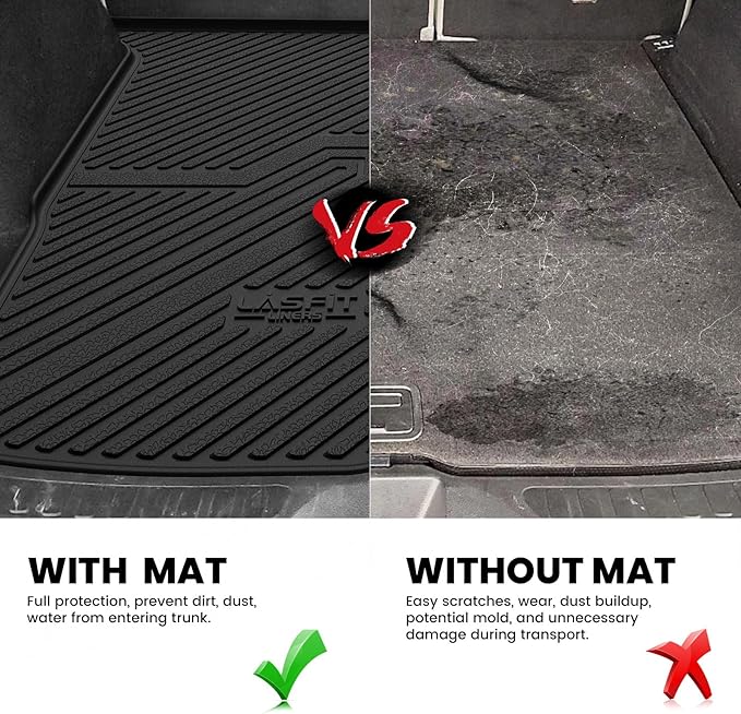 LASFIT Trunk Mat for Honda Passport 2019 2020 2021 2022 2023 2024 2025