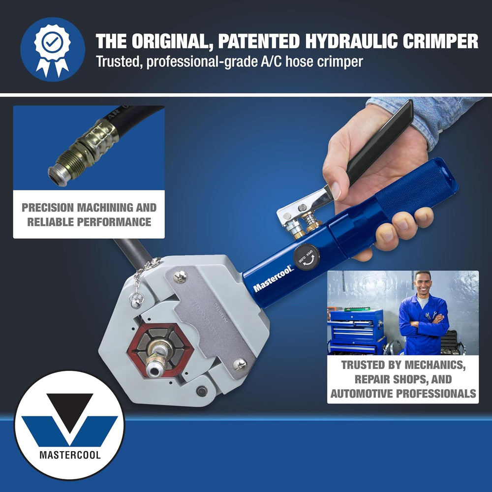 Mastercool 71500-A Hydra-Krimp A/C Hose Crimper