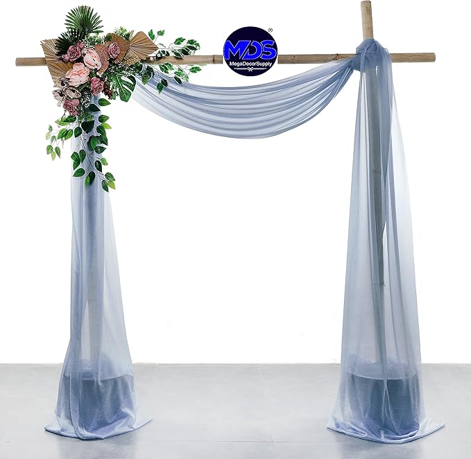 MDS Halloween Chiffon Draping Fabric - 2 Panel, 30" Wide x 30ft Long - S...