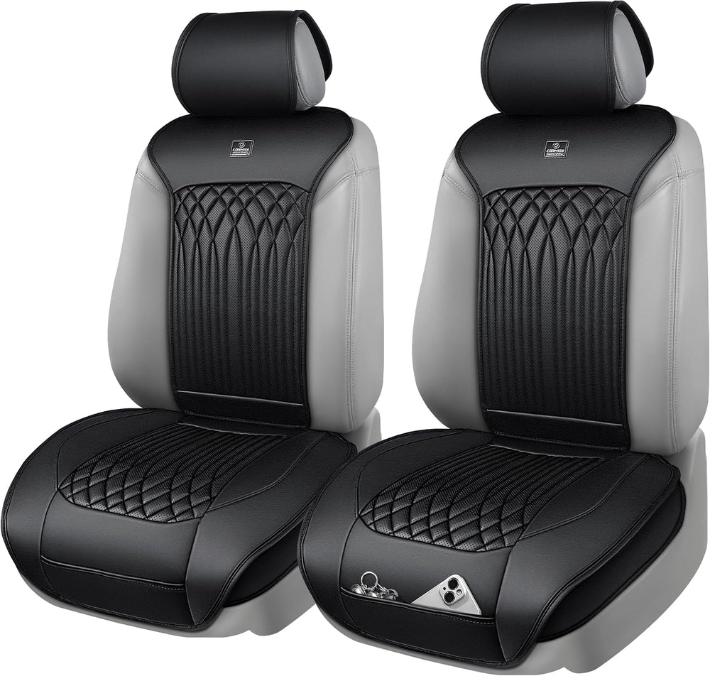 CAR PASS Car Seat Protector, Sideless Seat Covers for Cars, All Season Waterp...