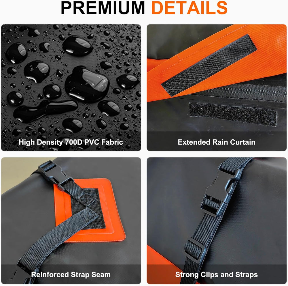 20 Cu Ft. Car Rooftop Cargo Carrier Bag Car Roof Top Bag Cargo Carrier | Fit ...
