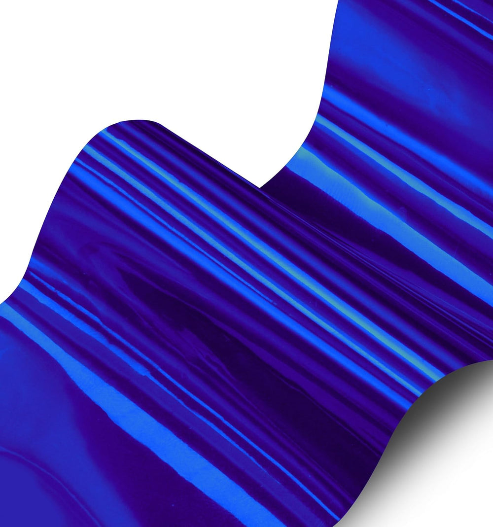 VViViD Holographic Chrome Blue Vinyl Wrap DIY Air-Release Adhesive Film 50ft ...