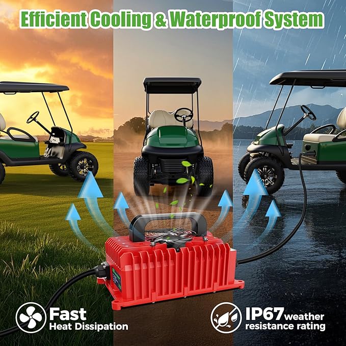 10L0L 15 Amp 48 Volt Golf Cart Charger