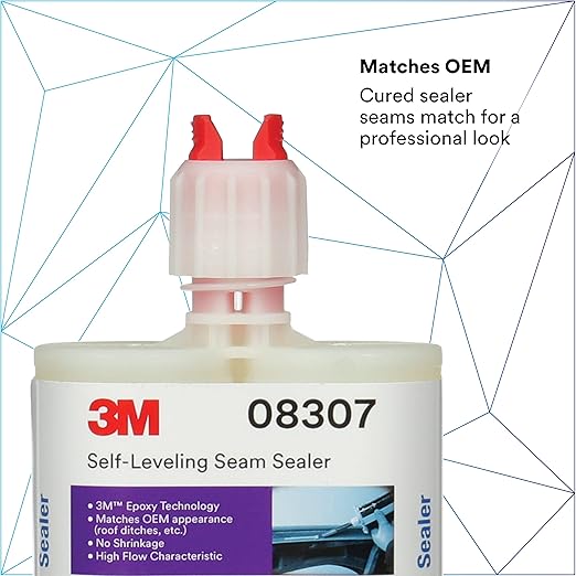 3M Self-Leveling Seam Sealer, Quick-Curing Epoxy, 200 mL/6.75 fl oz Cartridge