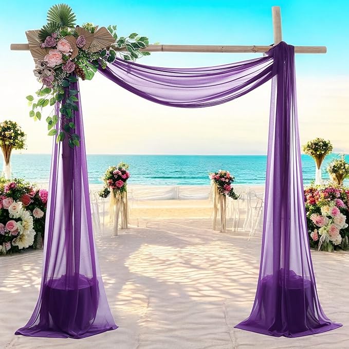MDS Halloween Chiffon Draping Fabric - 1 Panel, 30" Wide x 50ft Long - S...