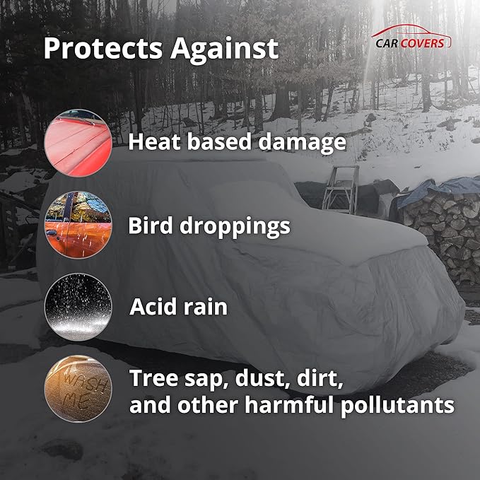 Car Covers Weatherproof Max Car Cover & Warranty Compatible