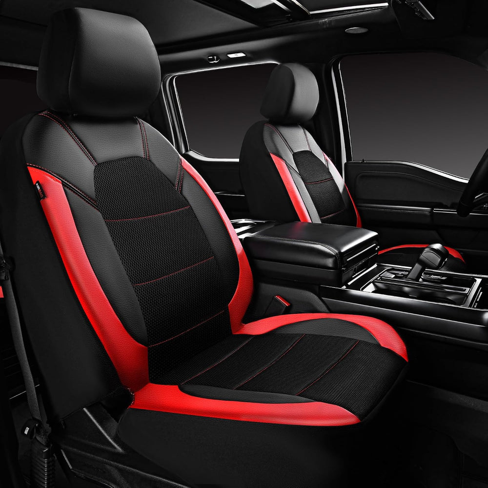 CAR PASS Universal Leather car seat Covers Sport fits Most Cars, SUVs, Trucks...