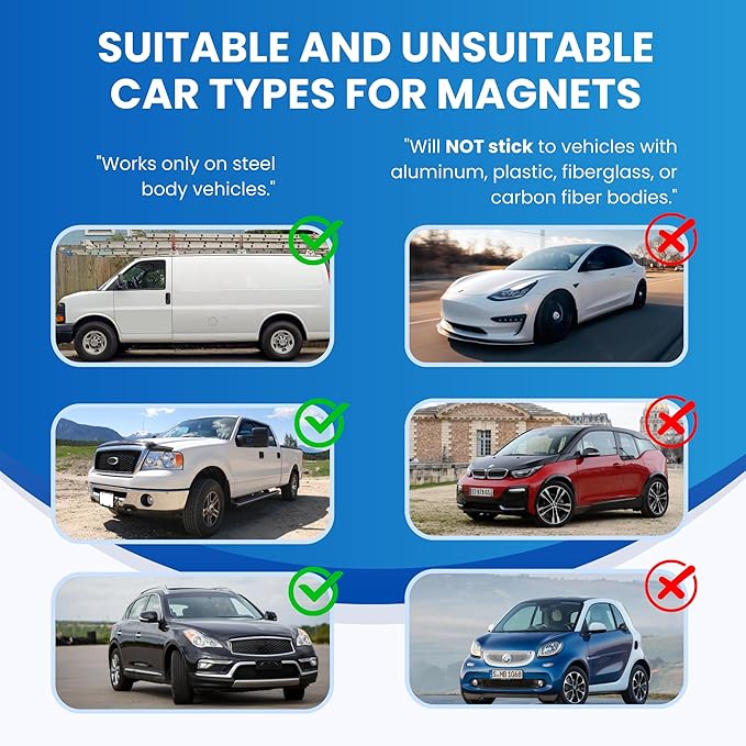 2 Pack Custom Car Magnets for Business