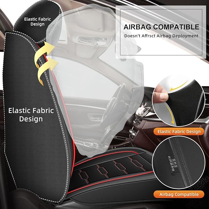 Seat Covers Fit for Honda Ridgeline 2006-2024 2025: Crew Cab 5 Seats Car Seat