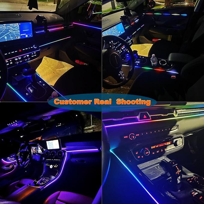Car LED Strip Lights, Interior Acrylic LED Lights