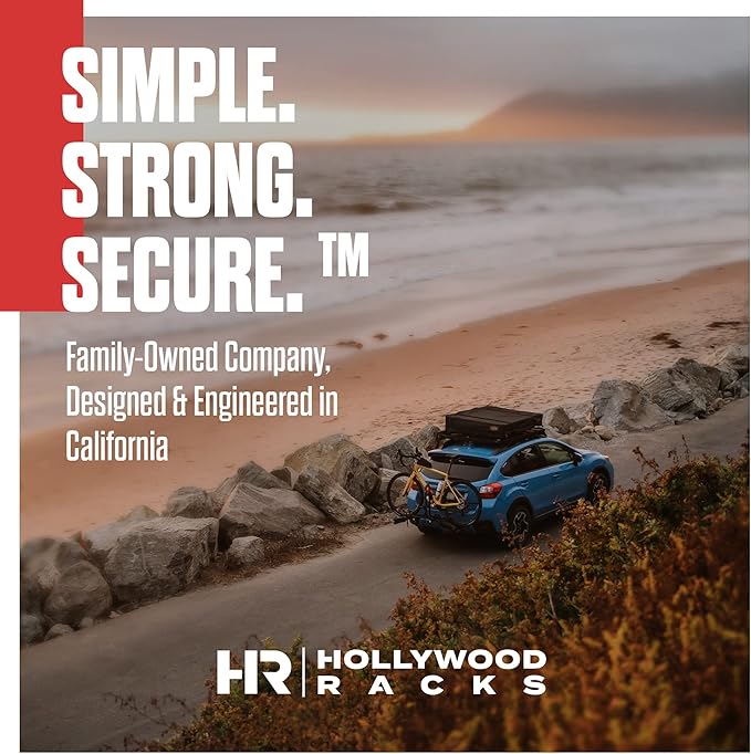 Hollywood Racks Destination 4 Hitch Bike Rack, Lightweight, Secure Transport