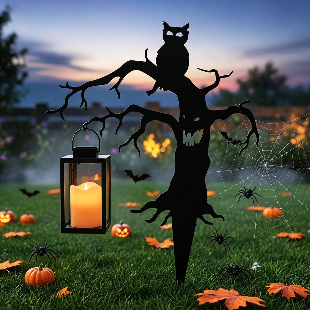 Halloween Stump Ghost Stakes Zombie, Halloween Lights Outdoor Decoration