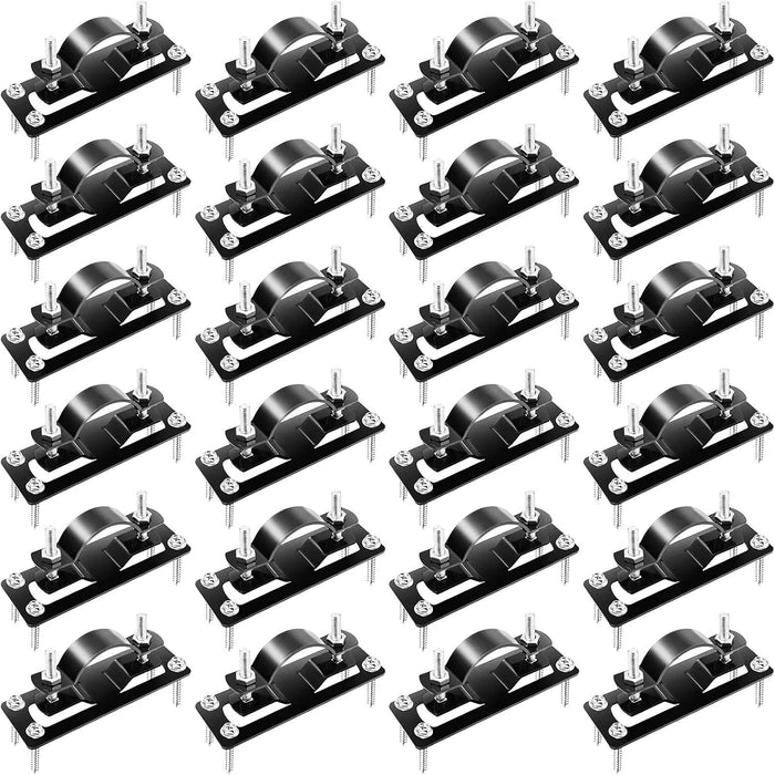 Colinktool Steel 2 Wood Fence Bracket,Chain Link Wood Adapter-24Pack