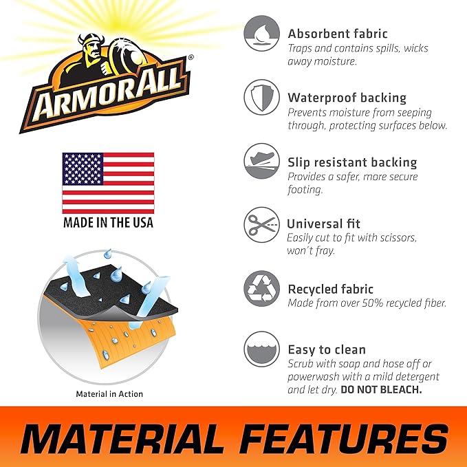 Armor All Garage Floor Runner Mat, Protects Surfaces, Transforms Garage