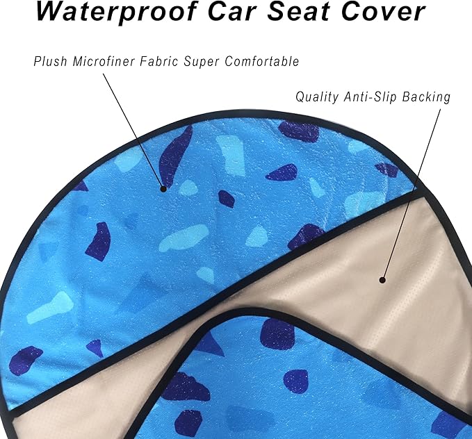 Car Seat Cover Protector Front Seats, (2Pcs)