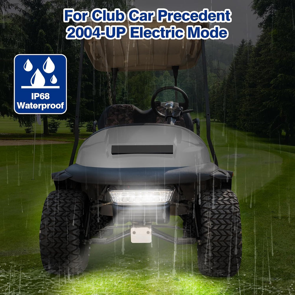 Golf Cart LED Headlight with Bumper for Club Car Precedent 2004-UP