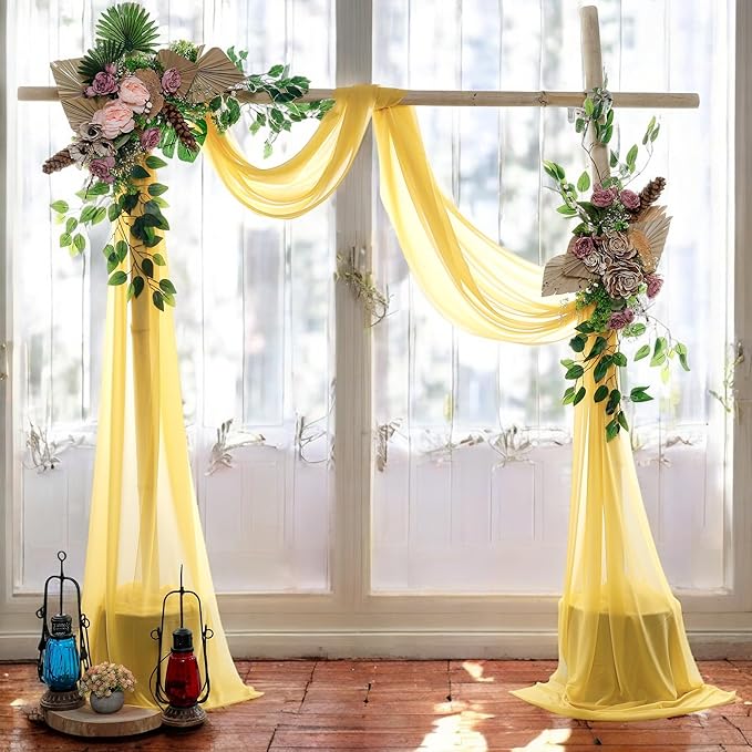 MDS Halloween Chiffon Draping Fabric - 1 Panel, 30" Wide x 40ft Long - S...