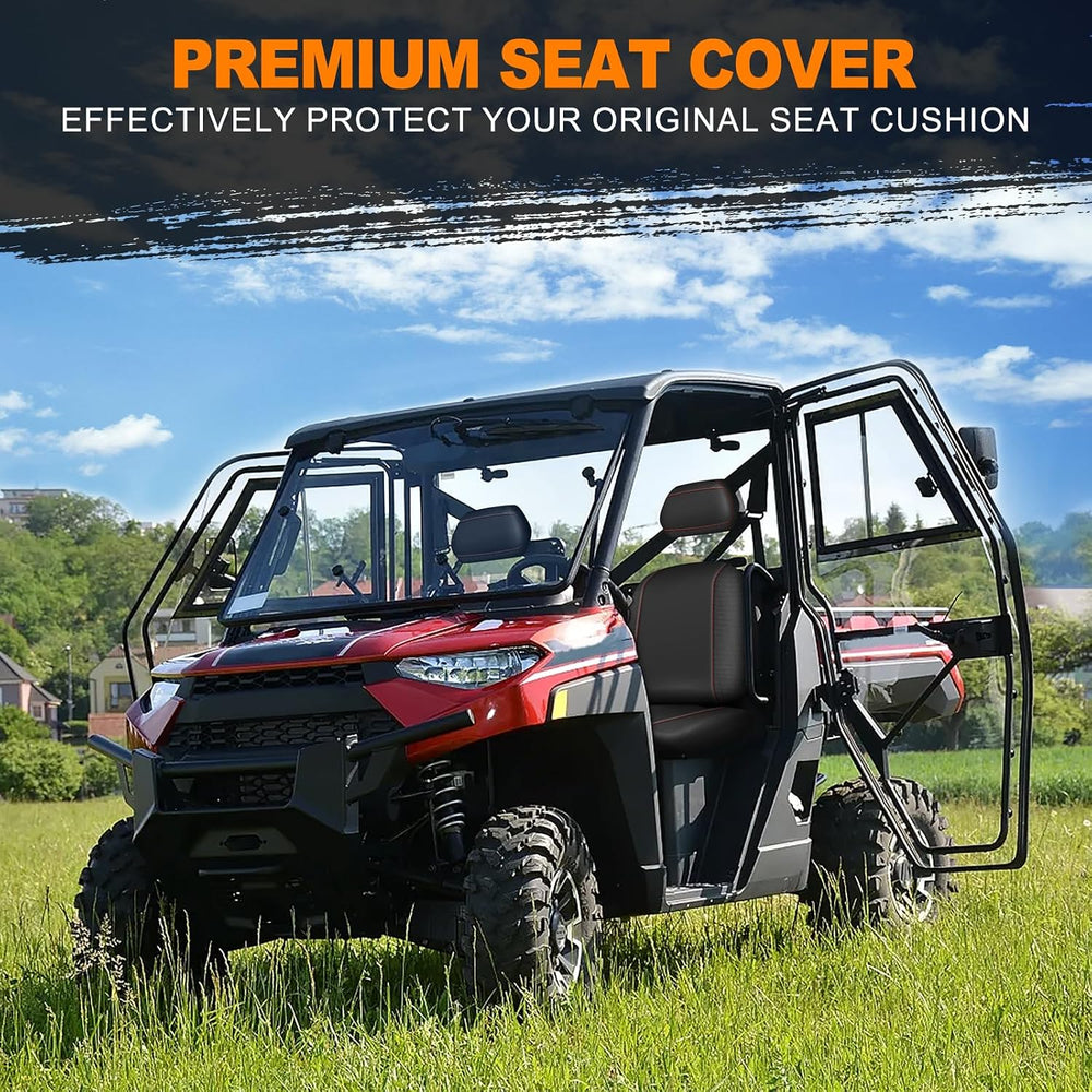 BORDAN Waterproof UTV Seat Cover with Wingback for 2022-2026 Polaris Ranger X...
