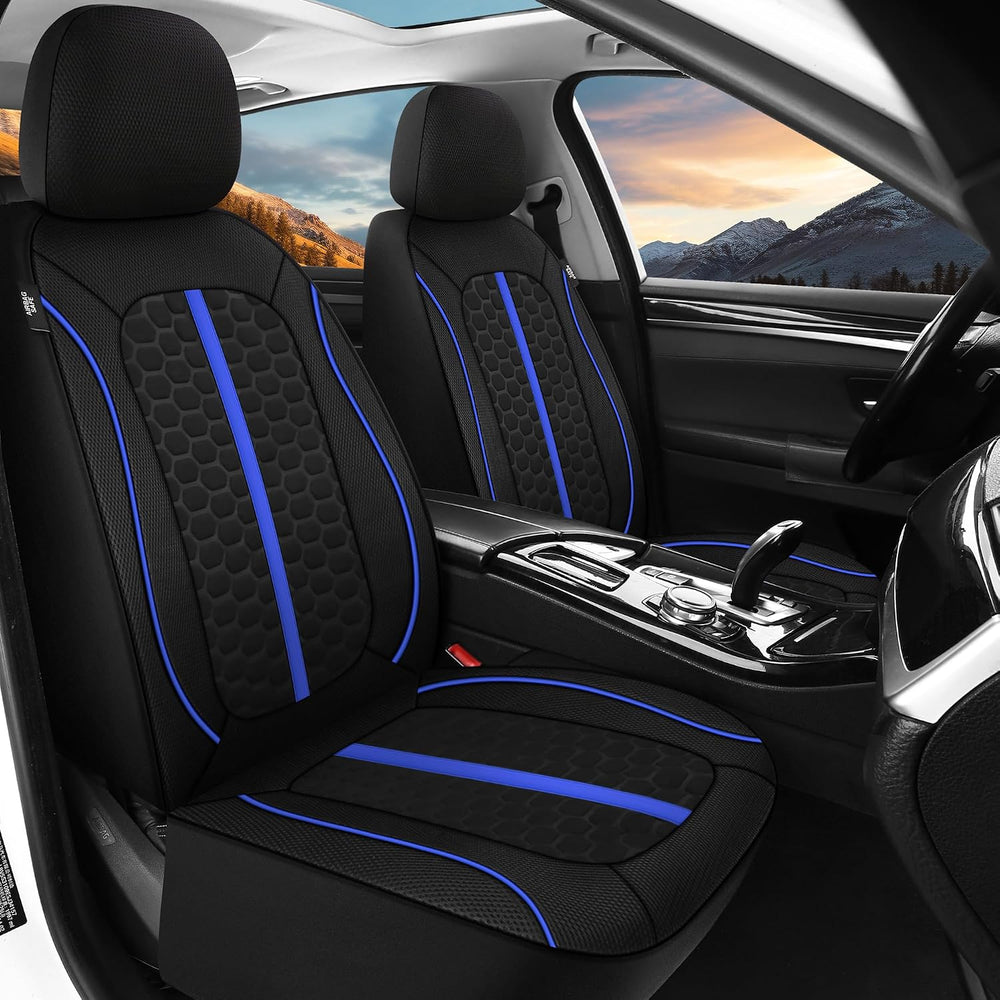 Breathable Premium Car Seat Covers Full Set,3D Air-Mesh Seat Covers for Cars,...