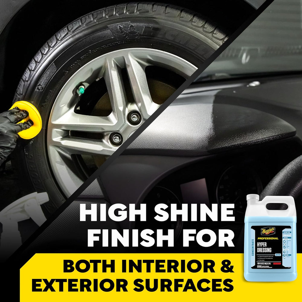 Meguiar's D17001 Hyper Dressing -1 Gallon – Give Your Car’s Trim Piec...