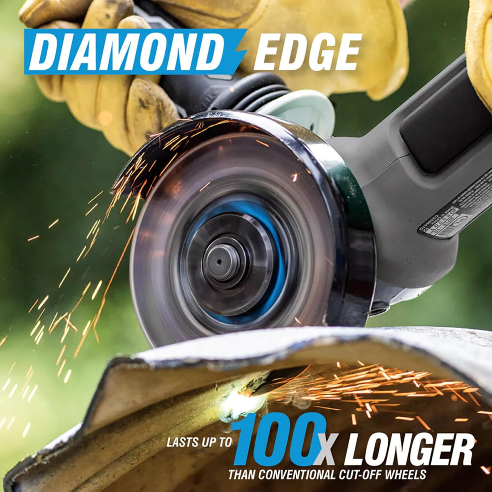 Spyder 14-inch Diamond Bite Cut-Off Wheel for Steel, Cast Iron, Rebar, Stone,...