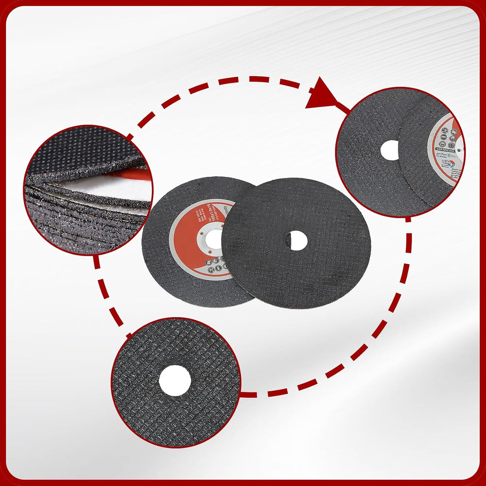findmall 100 Pack 4" x.040 x5/8" Cut Off Wheel Aluminum Oxide