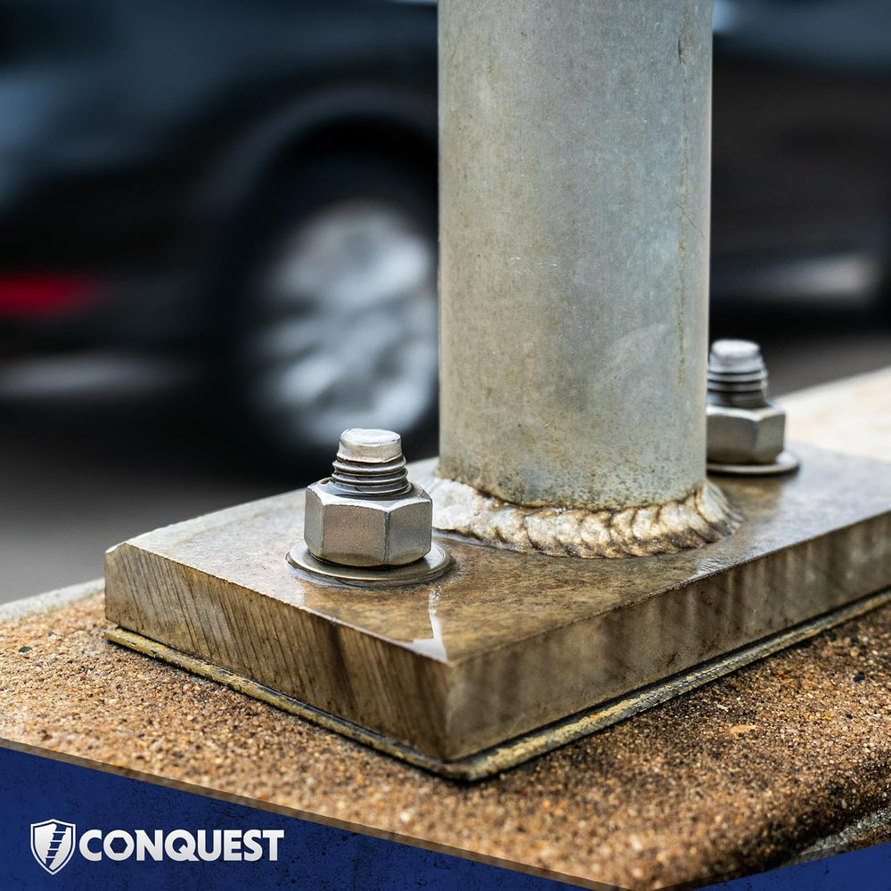 Conquest 304 Stainless Steel Wedge Anchors for Concrete 1/2” x 3-3/4”