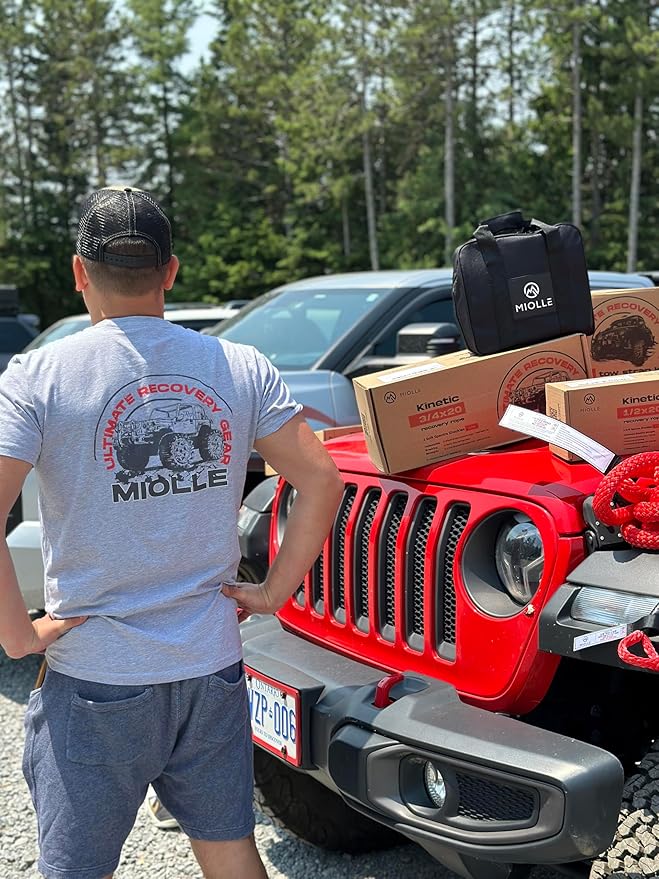 MiolleGear Heavy Duty Kinetic Recovery Tow Rope