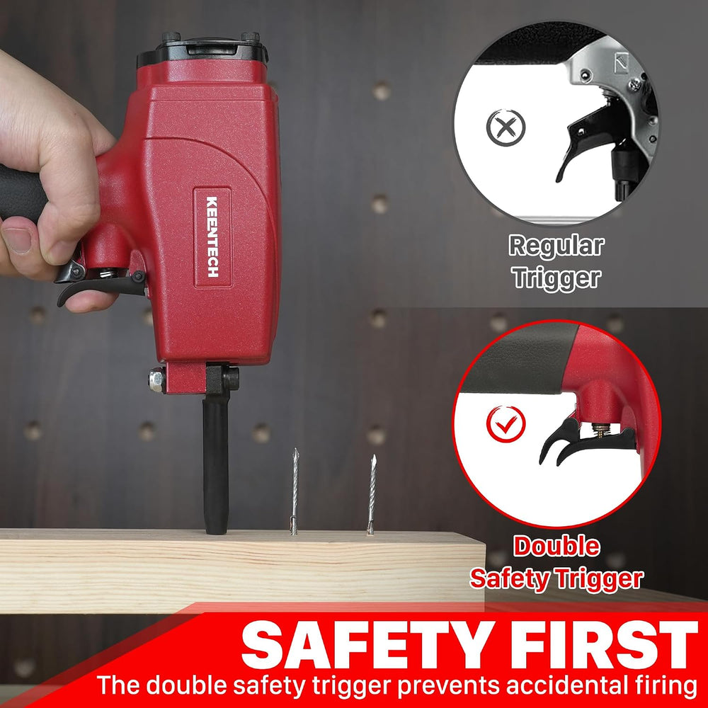 KEENTECH Pneumatic Nail Remover, Fast & Labor-Saving Air Punch Nailer, De...
