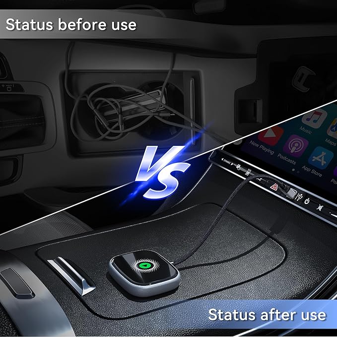 Wireless CarPlay Adapter, Wireless Car Screen Adapter