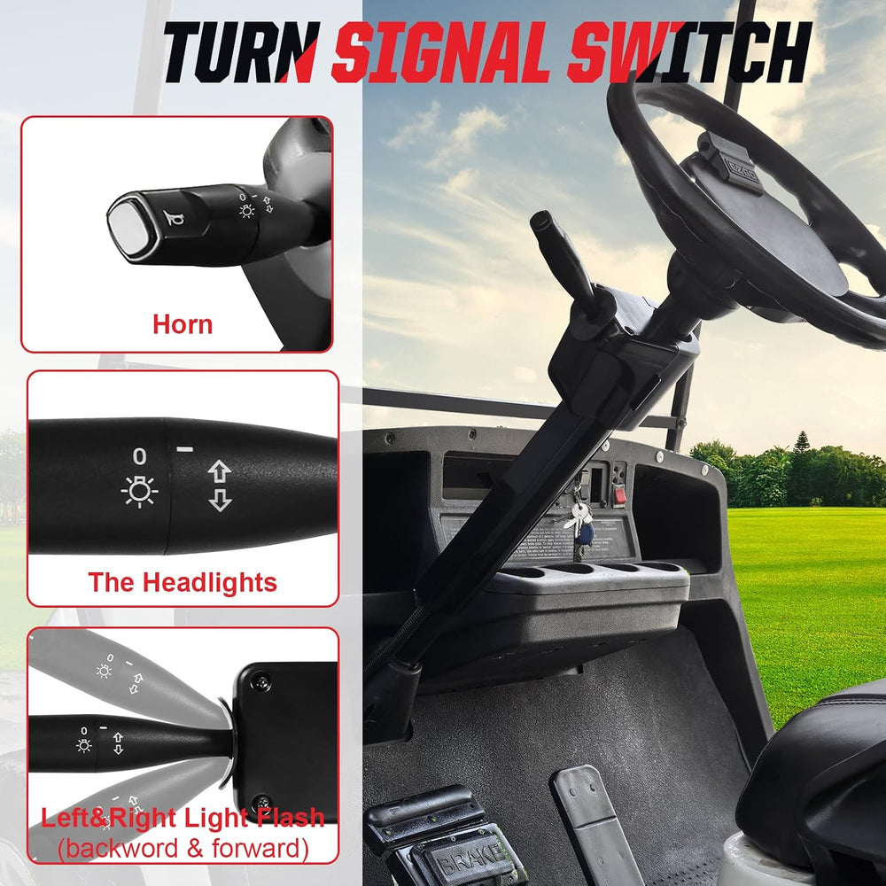 EZGO LED Headlight Tail Light Kit, Golf Cart Headlight Taillight Kit for EZGO...