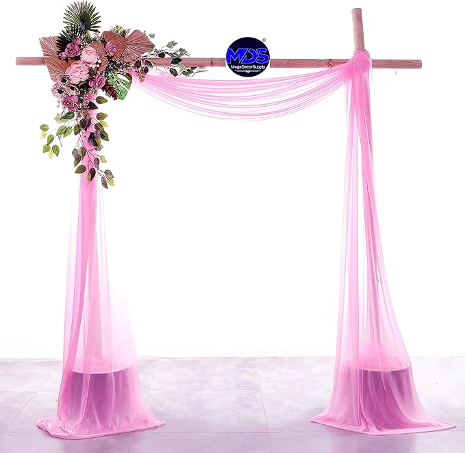 MDS Halloween Chiffon Draping Fabric - 2 Panel, 30" Wide x 30ft Long - S...