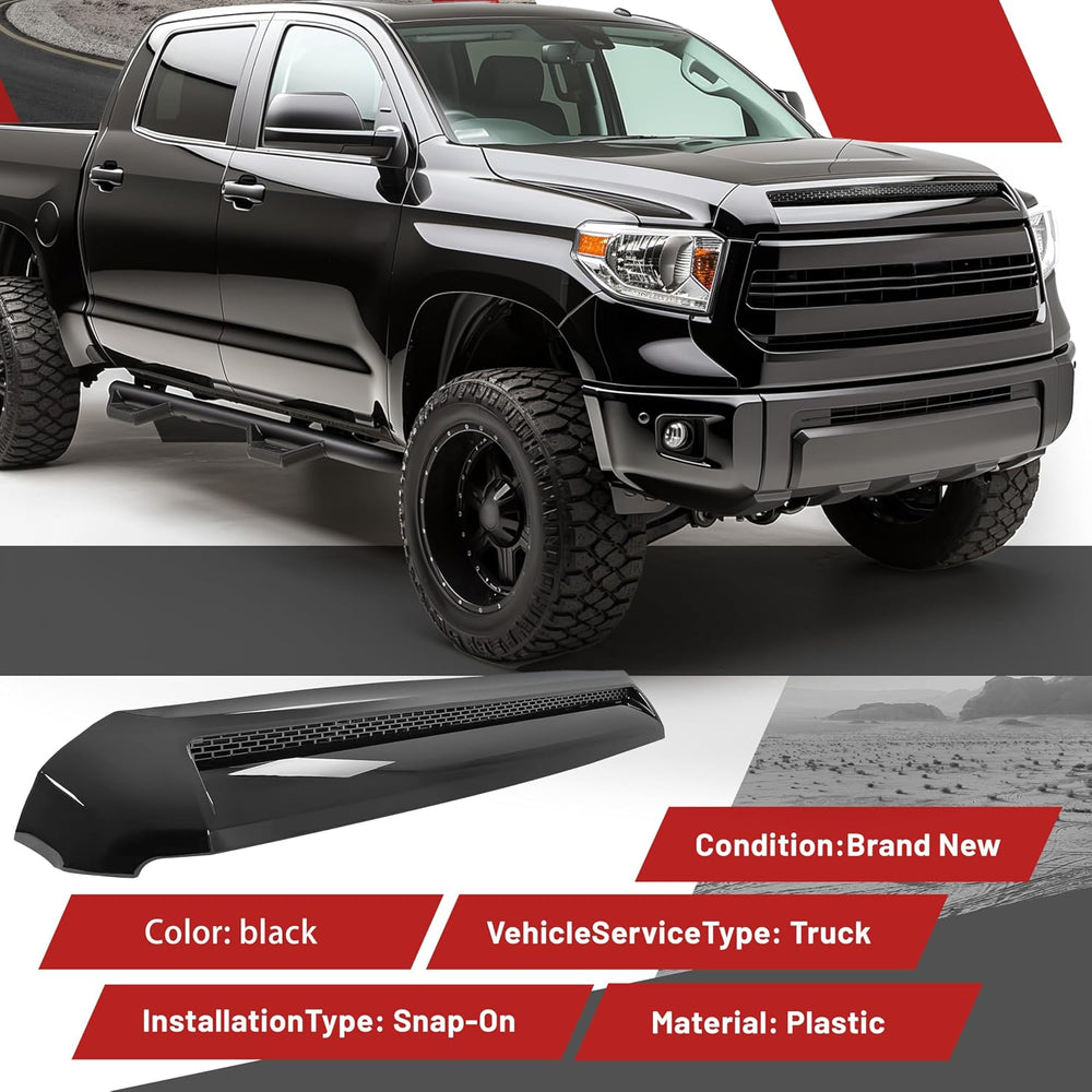 HECASA Hood Scoop Compatible with 2014-2021 Toyota Tundra Replacement for 761...